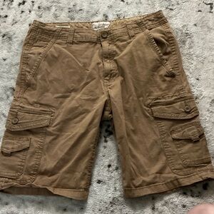 Weatherproof Vintage Brown Cargo Shorts for Men Size 32